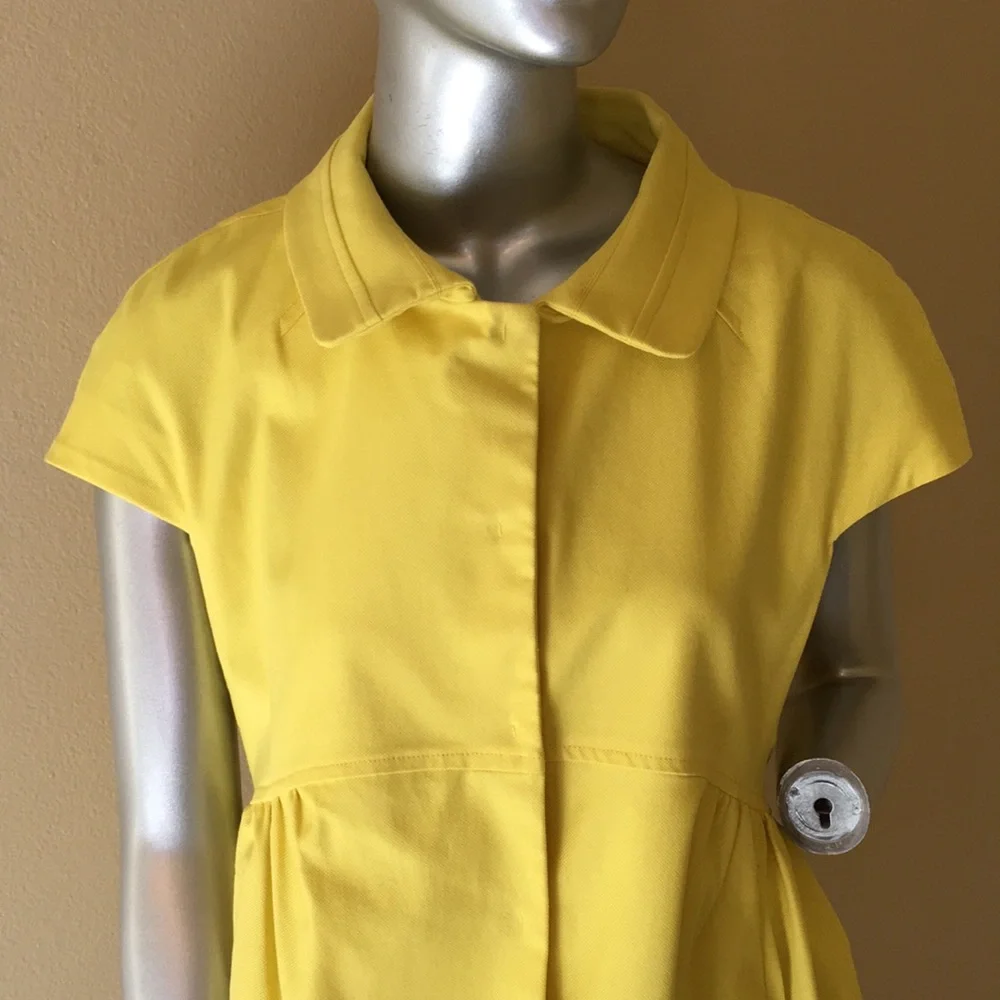 Piazza Sempione Pique Peplum Short Sleeve Blazer - Picture 5 of 14